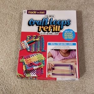 Made by Me! Colorful Craft Loops Refill Use With Weaving Loom!